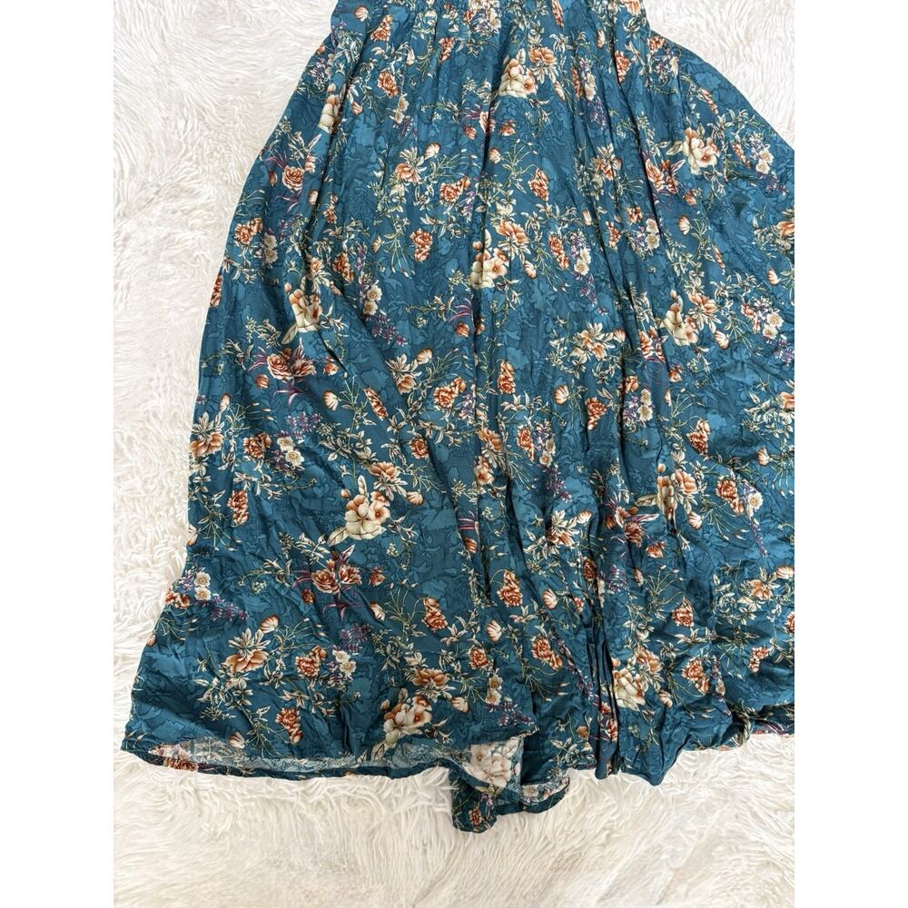 Natural Life XS/S Green Floral Smock Top Skirt/ Dress. Beautiful Item - Picture 3 of 10